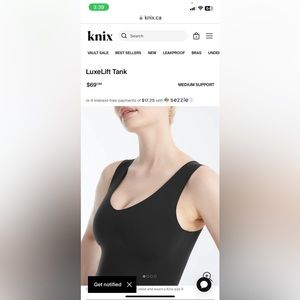 Knix Luxlift Tank - NEW